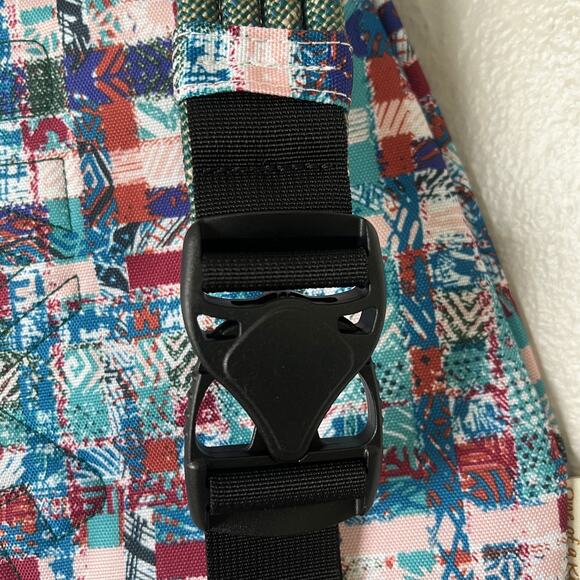 KAVU Original Rope Sling Pack Adjustable Shoulder Strap Cotton Canvas Mix Weave - Picture 11 of 11